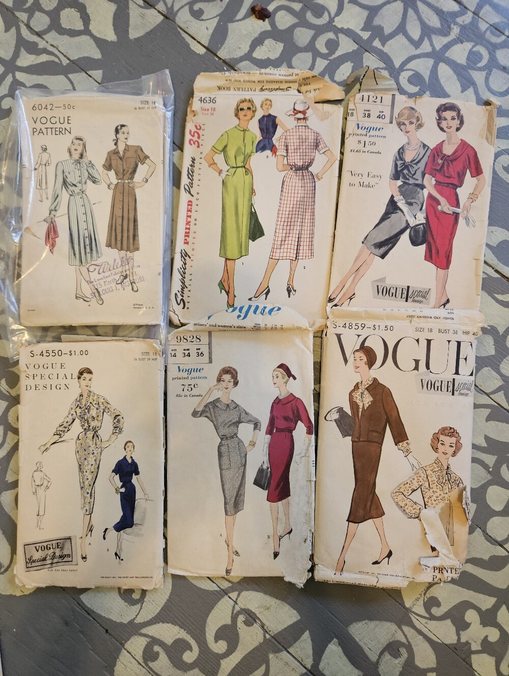 Vintage Vogue Sewing Dress Patterns
